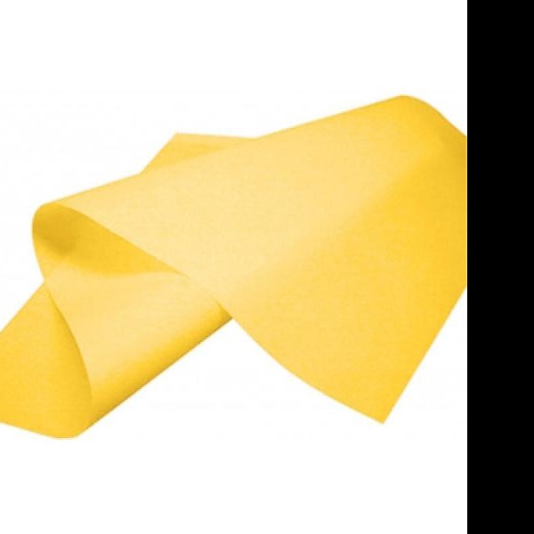 PAPEL CHINA 50X75 CM. AMARILLO HUEVO PZA